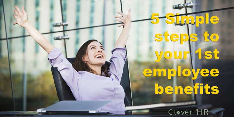 Employee benefits stock photo