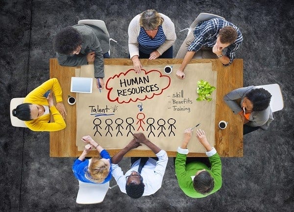 Human resources meeting stock photo