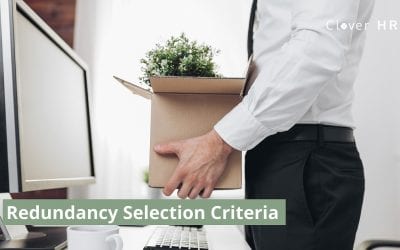 Redundancy Selection Criteria